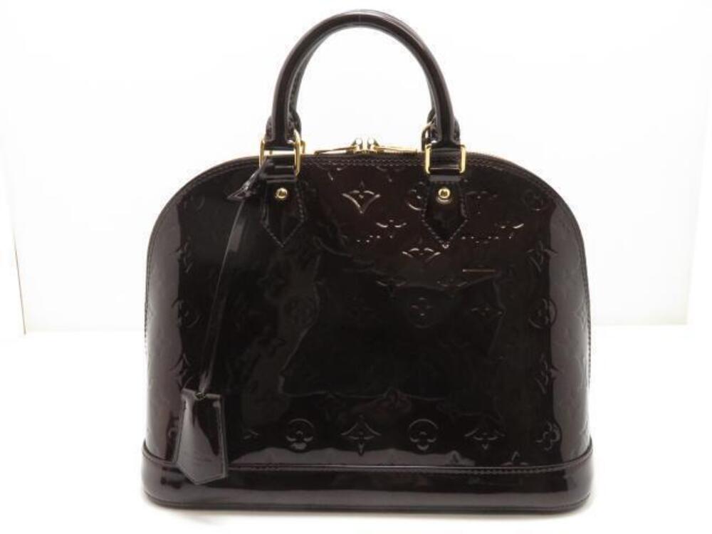 LOUIS VUITTON Alma Vernis Amarante Bag